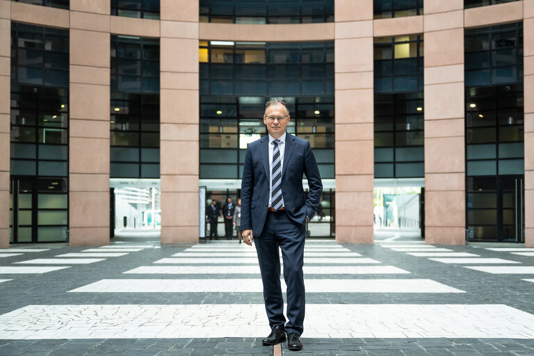 Fotografia 6: Arkadiusz MALARCZYK in the EP in Strasbourg