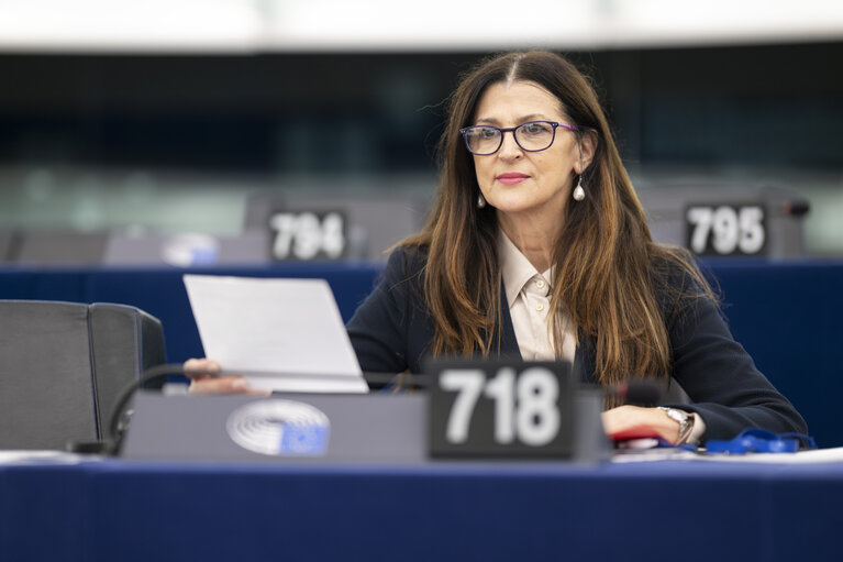 Fotogrāfija 1: Romana JERKOVIC in the EP in Strasbourg