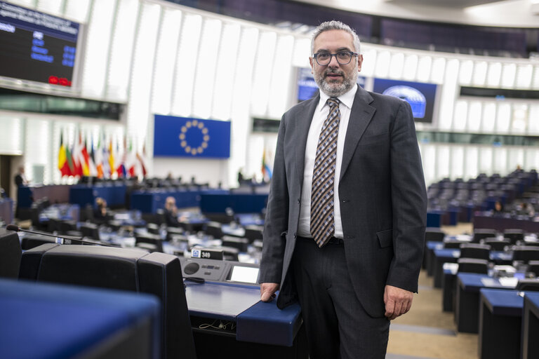 Denis NESCI in the EP in Strasbourg