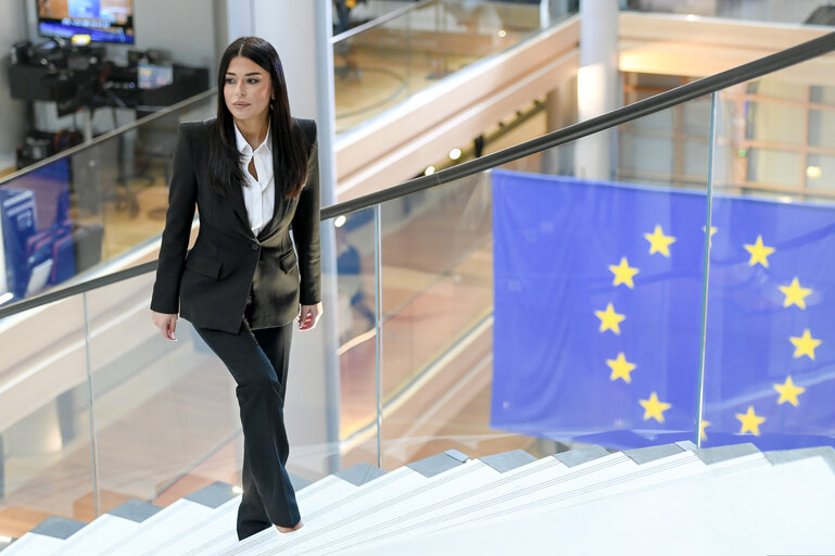 Foto 6: Afroditi LATINOPOULOU in the EP in Strasbourg