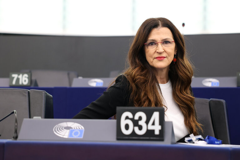 Valokuva 8: Romana JERKOVIC in the EP in Strasbourg