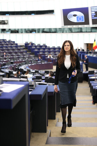 Photo 15 : Romana JERKOVIC in the EP in Strasbourg