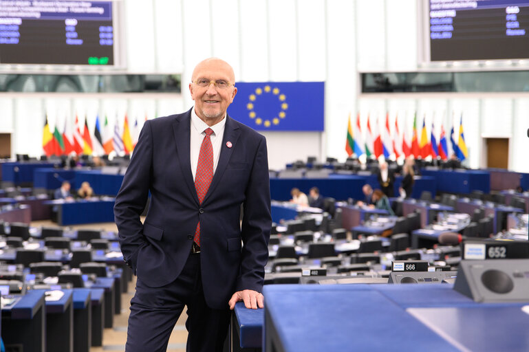 Fotografija 1: Vilis KRISTOPANS in the EP in Strasbourg