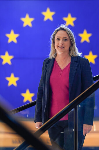 Photo 15: Murielle LAURENT in the EP in Strasbourg