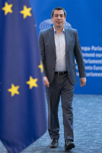 Foto 6: Gunther SIDL in the EP in Brussels