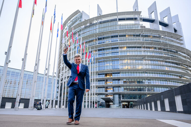 Fotografia 5: Nikolaos FARANTOURIS in the EP in Strasbourg