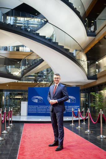 Piotr MULLER in the EP in Strasbourg