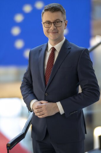 Piotr MULLER in the EP in Strasbourg