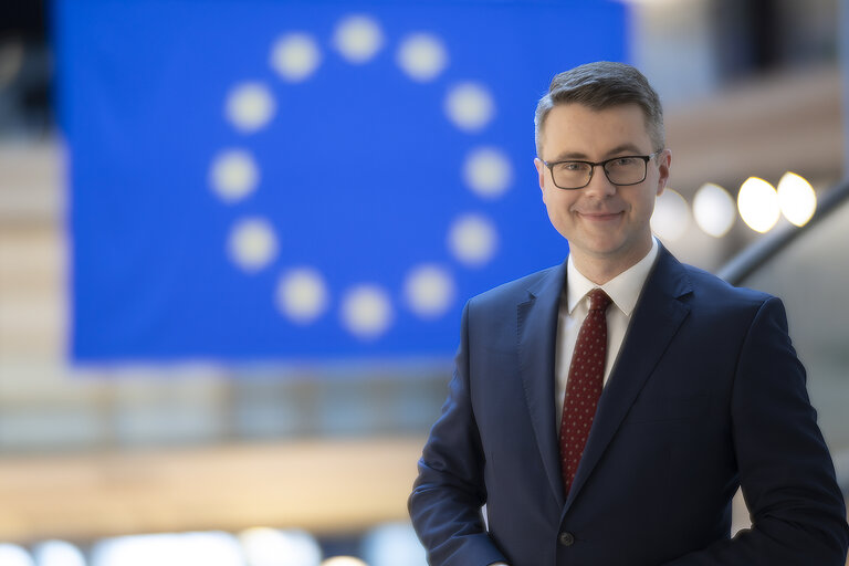 Piotr MULLER in the EP in Strasbourg