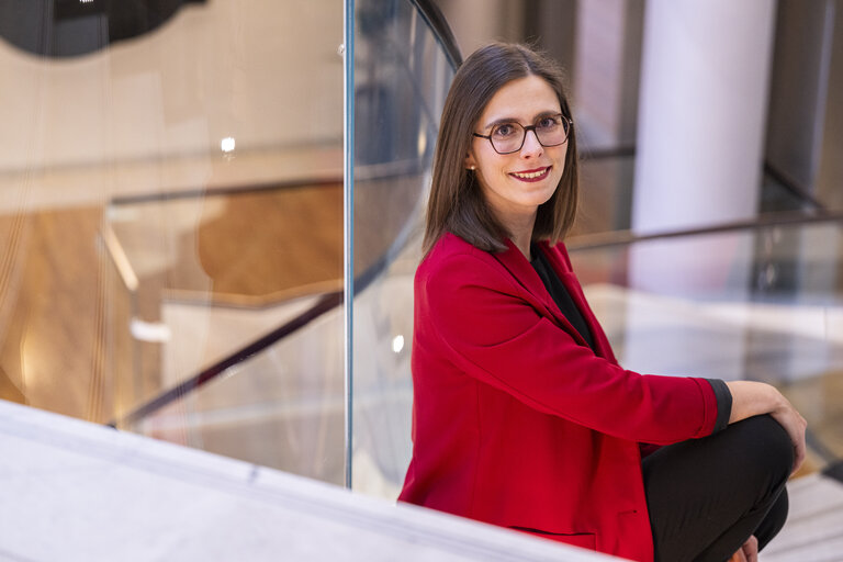 Photo 13 : Martine KEMP in the EP in Strasbourg