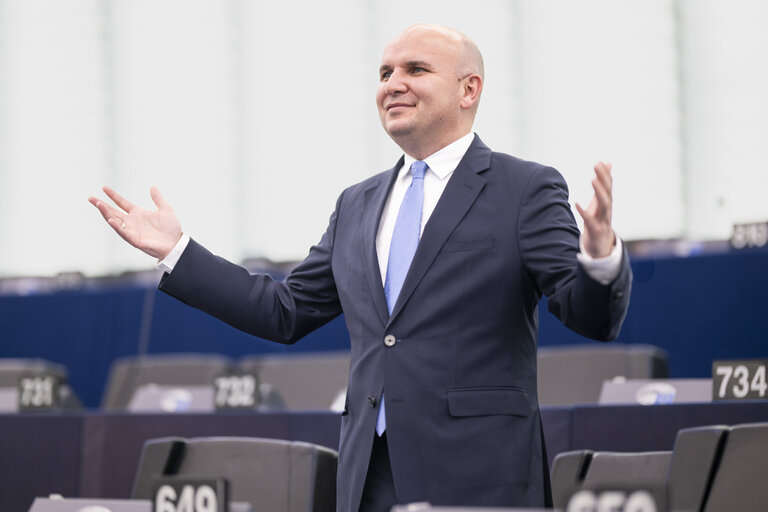 Ilhan KYUCHYUK in the EP in Strasbourg