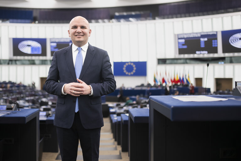 Fotó 9: Ilhan KYUCHYUK in the EP in Strasbourg