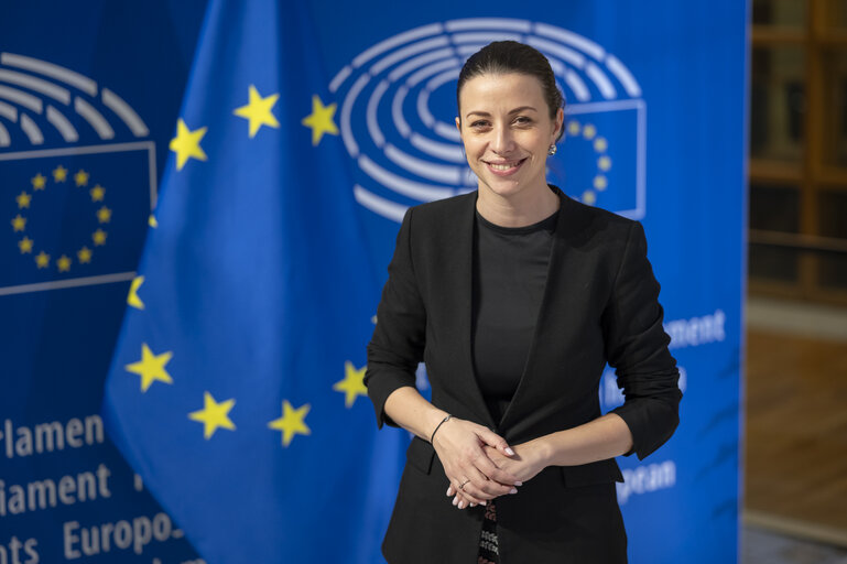 Billede 2: Irena JOVEVA in the EP in Strasbourg