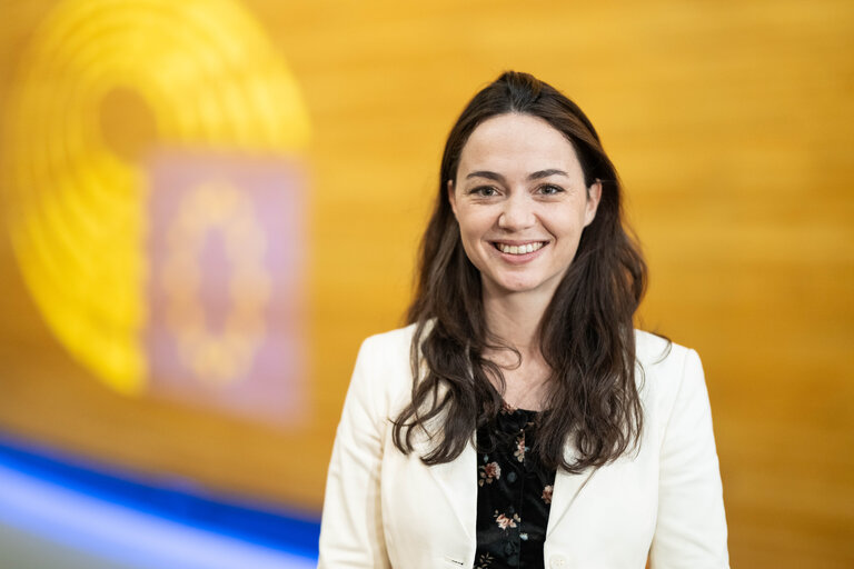 Chloé RIDEL in the EP in Strasbourg