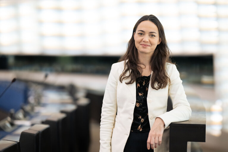 Chloé RIDEL in the EP in Strasbourg