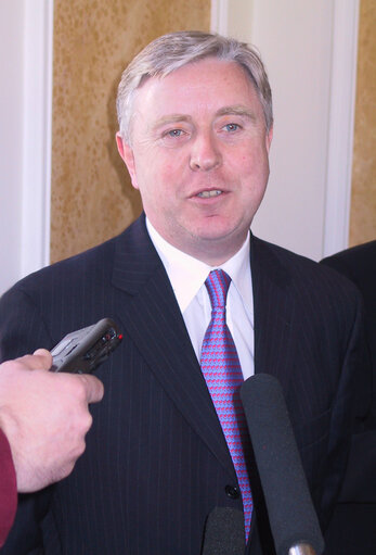 Fotografia 6: Pat Cox, EP President, during his official visit to Estonia, October 15, 2003