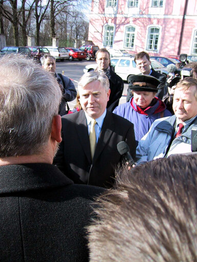 Fotogrāfija 16: Pat Cox, EP President, during his official visit to Estonia, October 15, 2003