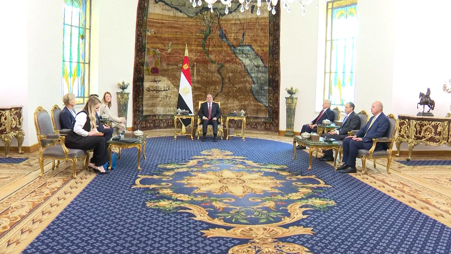 Official visit by Roberta METSOLA, EP President to Cairo (Egypt): meeting with Abdel Fattah AL-SISSI, President of Egypt