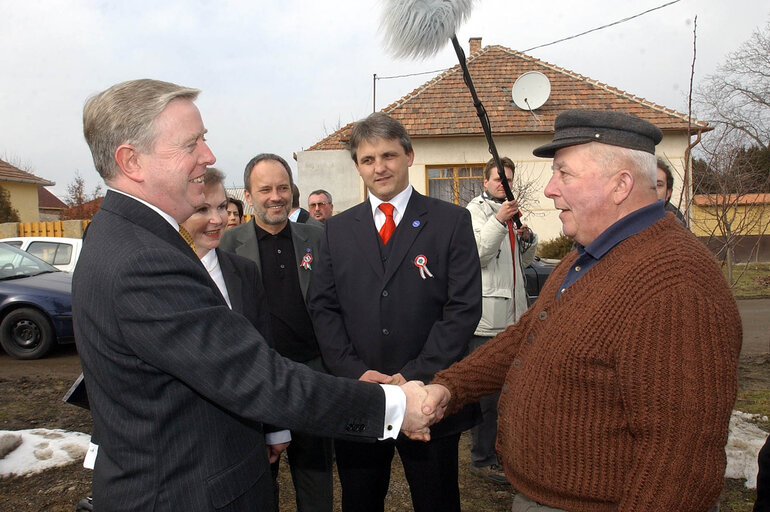 Valokuva 7: Pat Cox, EP President during his official visit in Hungary, March 14, 2003.