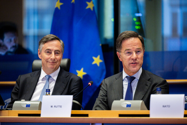 Photo 8: AFET SEDE - Exchange of views with Mark Rutte, Secretary General of NATO