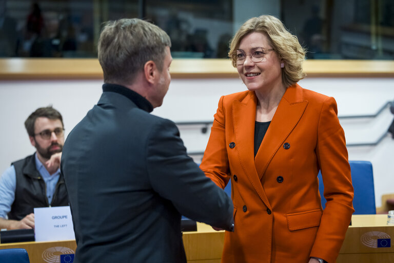 Meeting of the EP Conference of Presidents in the presence of Henna VIRKKUNEN, Executive Vice-President of the European Commission for Tech Sovereignty, Security and Democracy