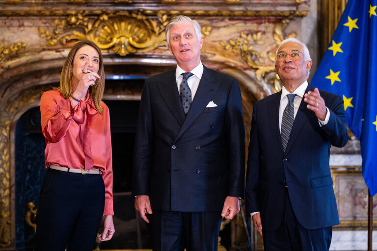 Photo 15 : New Year reception at the Belgian Royal Palace for European Authorities