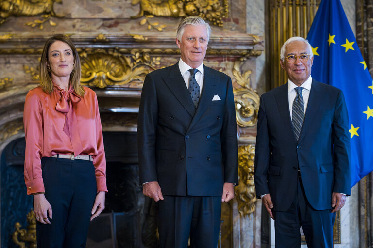 Photo 14 : New Year reception at the Belgian Royal Palace for European Authorities