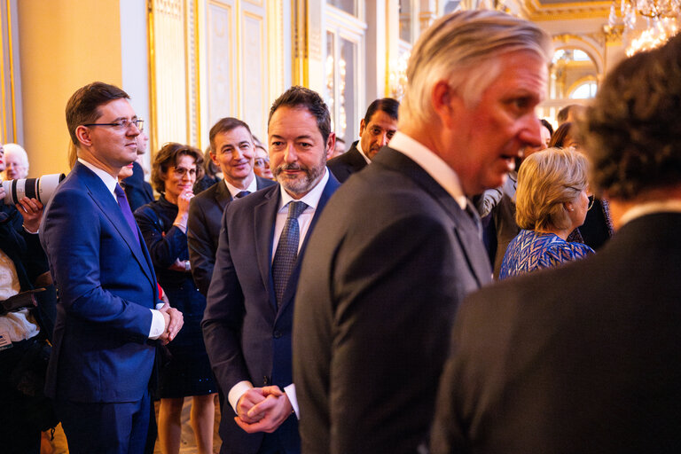 Photo 10 : New Year reception at the Belgian Royal Palace for European Authorities