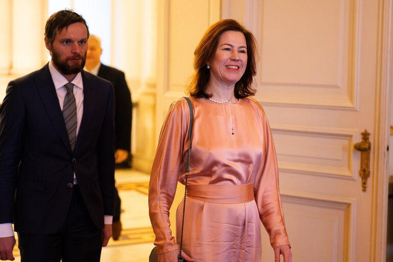 Foto 27: New Year reception at the Belgian Royal Palace for European Authorities