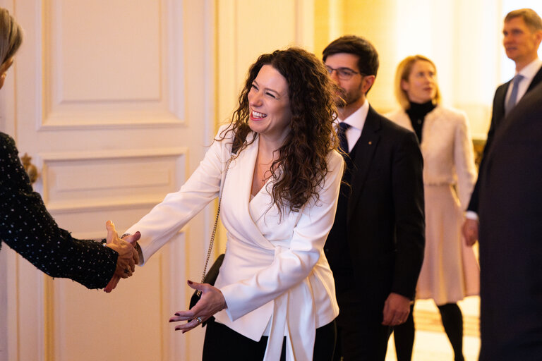 New Year reception at the Belgian Royal Palace for European Authorities