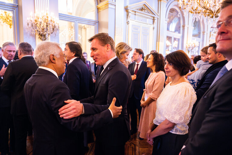 New Year reception at the Belgian Royal Palace for European Authorities