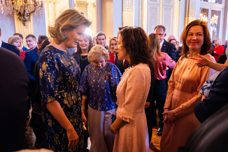 Photo 3 : New Year reception at the Belgian Royal Palace for European Authorities