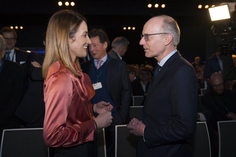 Roberta METSOLA, EP President, participates in the FEDIL 2025 New Year Reception (Luxembourg)