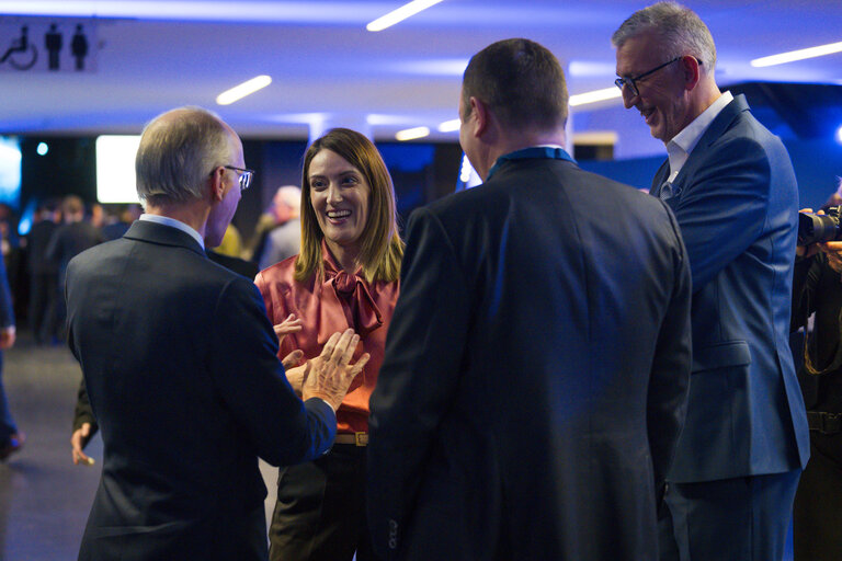 Roberta METSOLA, EP President, participates in the FEDIL 2025 New Year Reception (Luxembourg)