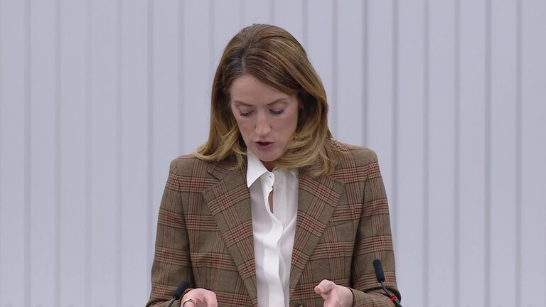 Opening statement by Roberta METSOLA, EP President, on the ceasefire agreement in Gaza