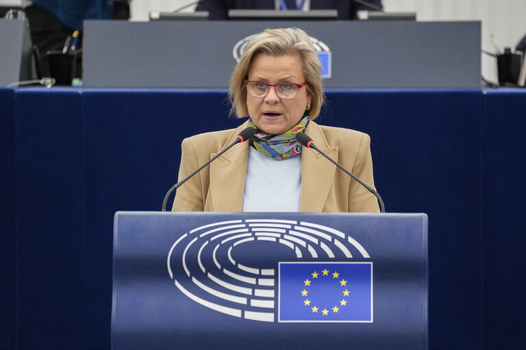 Photo 45: EP Plenary session - Ceasefire in Gaza - the urgent need to release the hostages, to end the humanitarian crisis in Gaza and to pave the way for a two-state solution