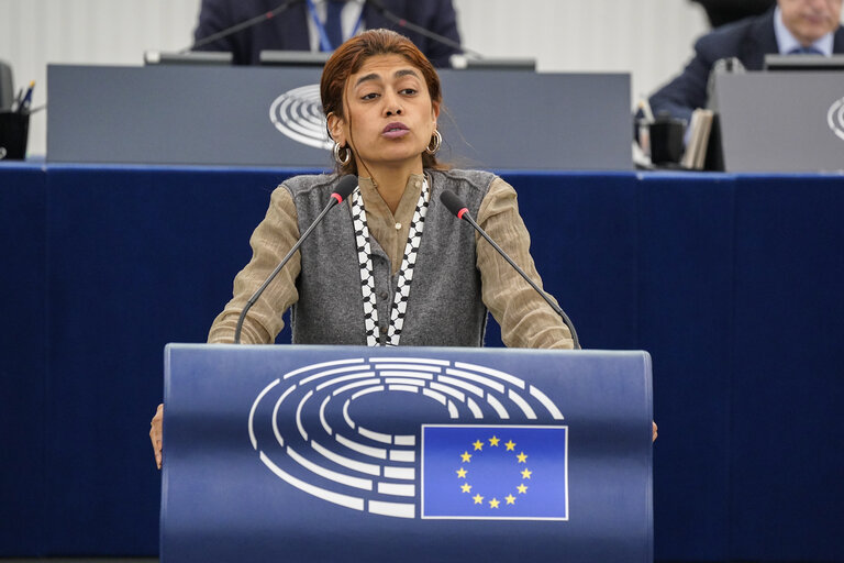 Photo 42: EP Plenary session - Ceasefire in Gaza - the urgent need to release the hostages, to end the humanitarian crisis in Gaza and to pave the way for a two-state solution