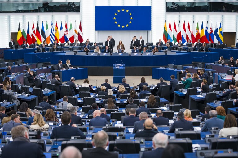 Fotografija 10: EP Plenary session - Resumption of session and order of business