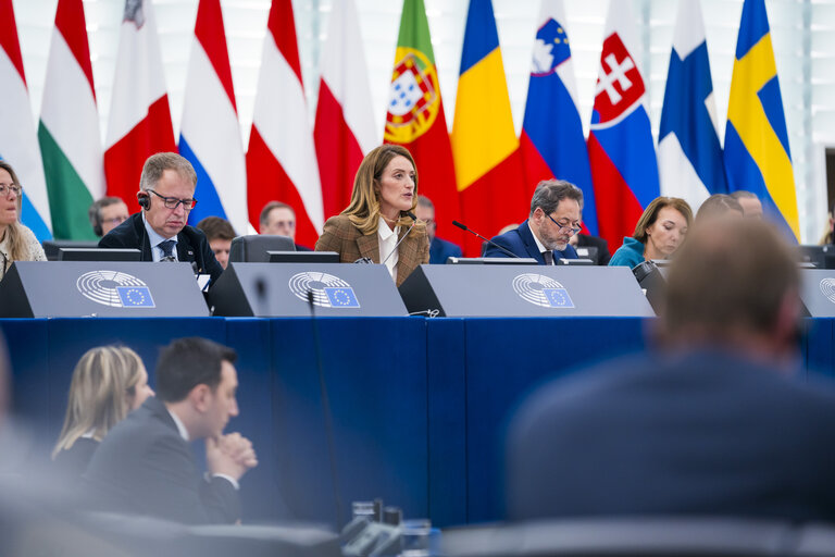 Fotografia 6: EP Plenary session - Resumption of session and order of business