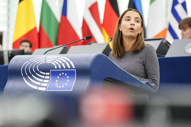 Photo 36: EP Plenary session - Ceasefire in Gaza - the urgent need to release the hostages, to end the humanitarian crisis in Gaza and to pave the way for a two-state solution