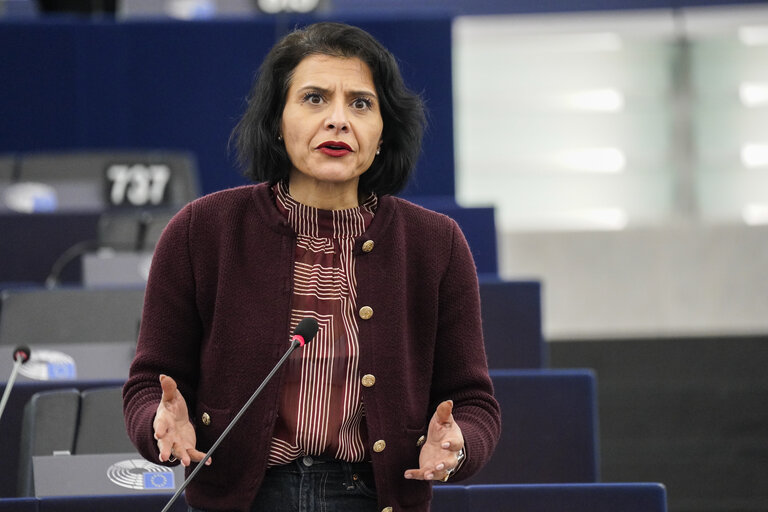 Photo 38: EP Plenary session - Ceasefire in Gaza - the urgent need to release the hostages, to end the humanitarian crisis in Gaza and to pave the way for a two-state solution