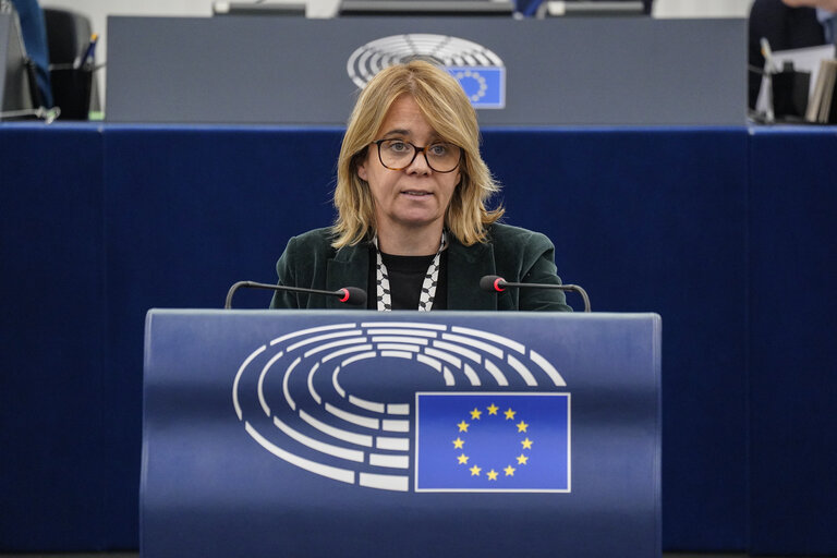 Fotografija 12: EP Plenary session - Ceasefire in Gaza - the urgent need to release the hostages, to end the humanitarian crisis in Gaza and to pave the way for a two-state solution