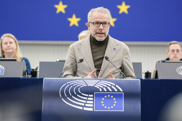 Fotografija 8: EP Plenary session - Ceasefire in Gaza - the urgent need to release the hostages, to end the humanitarian crisis in Gaza and to pave the way for a two-state solution