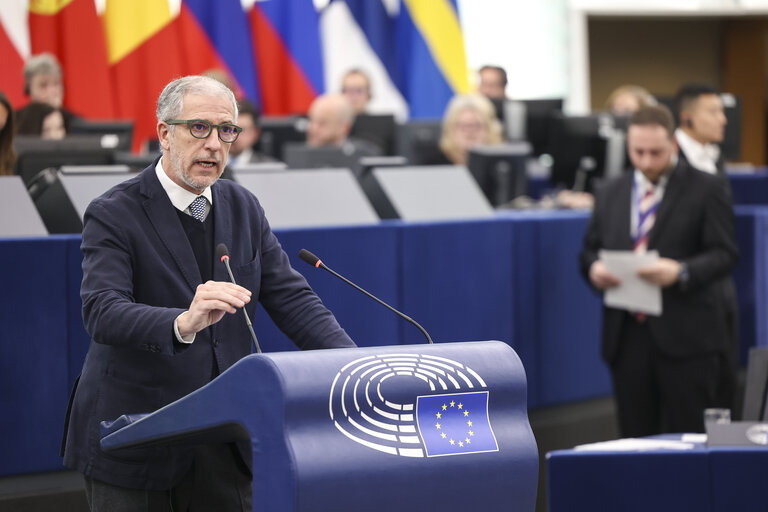 Fotografie 20: EP Plenary session- The need to enforce the Digital Services Act to protect democracy on social media platforms against foreign interference and biased algorithms