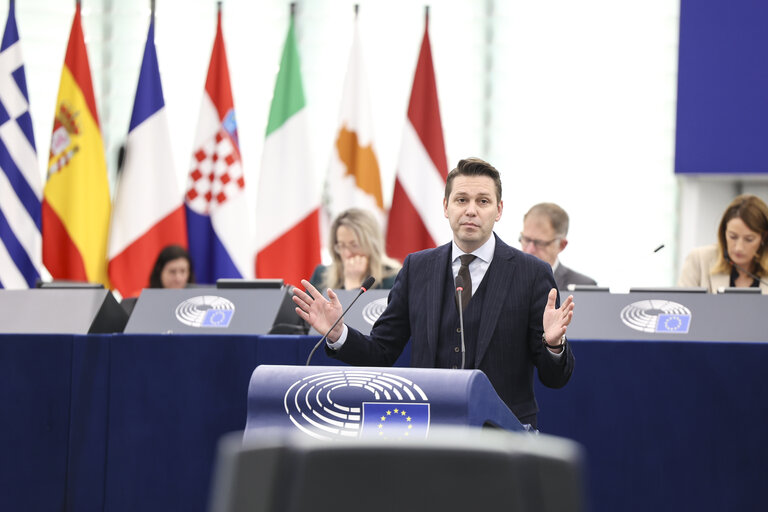 Fotografie 15: EP Plenary session- The need to enforce the Digital Services Act to protect democracy on social media platforms against foreign interference and biased algorithms