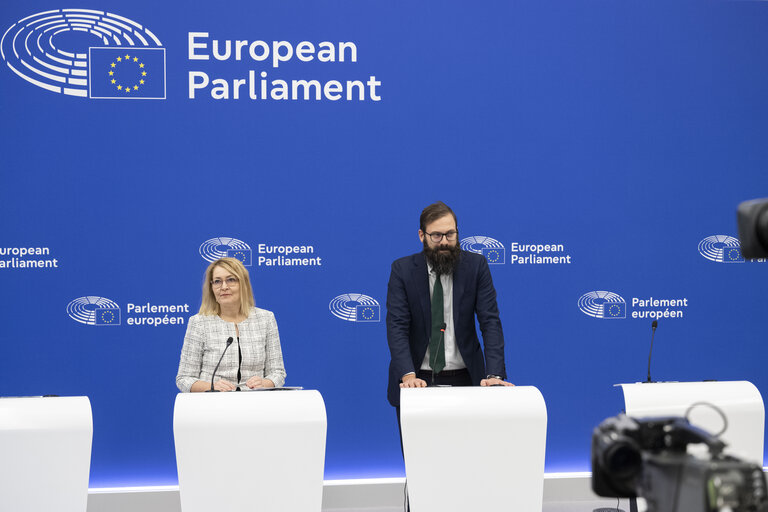 Fotografija 15: Press conference on Enforcing the Digital Services Act