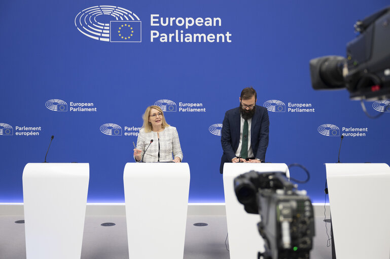 Fotografija 12: Press conference on Enforcing the Digital Services Act