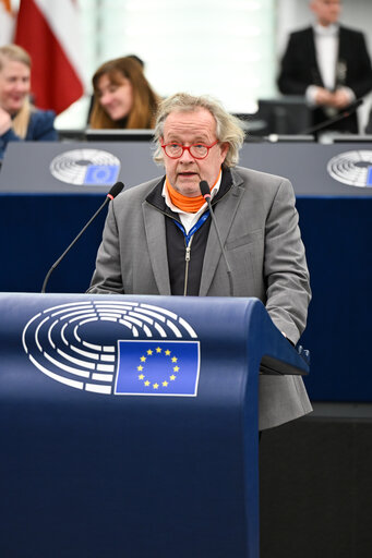 Photo 29: EP Plenary session - Need to detect and to counter sabotage by the Russian shadow fleet, damaging critical undersea infrastructure in the Baltic Sea