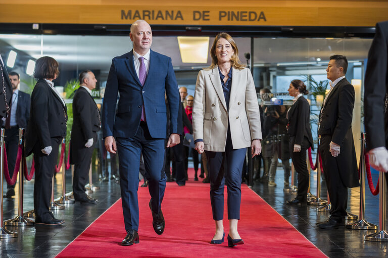 Valokuva 34: Roberta METSOLA, EP President meets with Rosen ZHELYAZKOV, Bulgarian Prime Minister