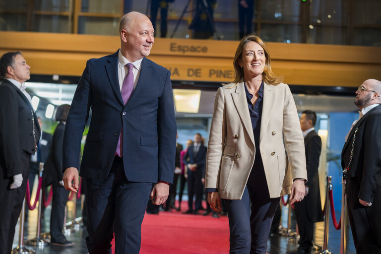 Valokuva 33: Roberta METSOLA, EP President meets with Rosen ZHELYAZKOV, Bulgarian Prime Minister